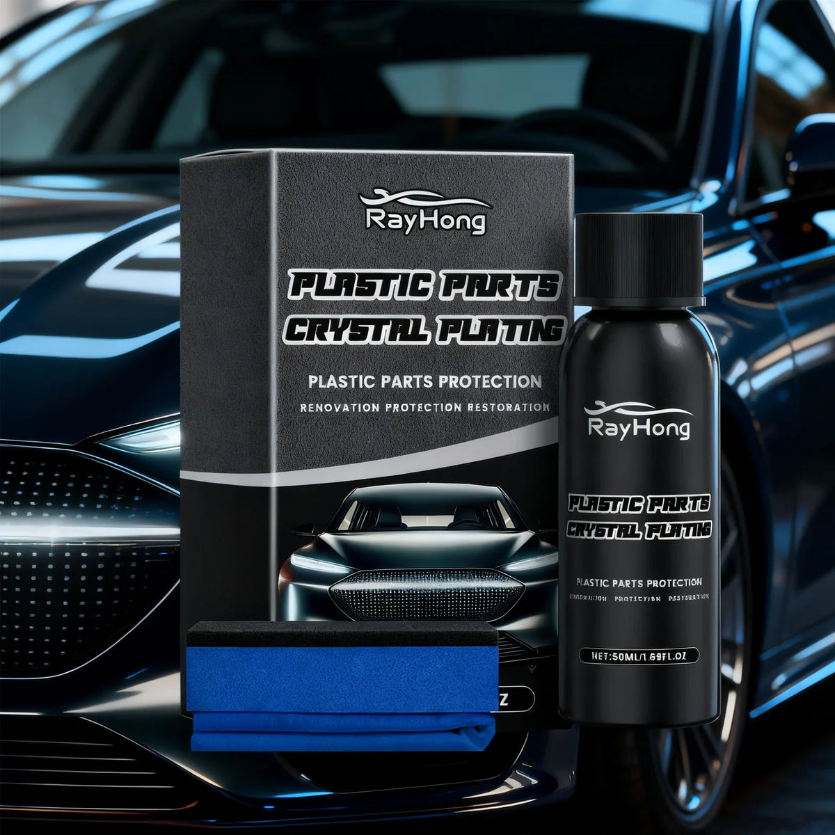 RayHong Car Crystal Plating Agent | Polish, Protect & Waterproof