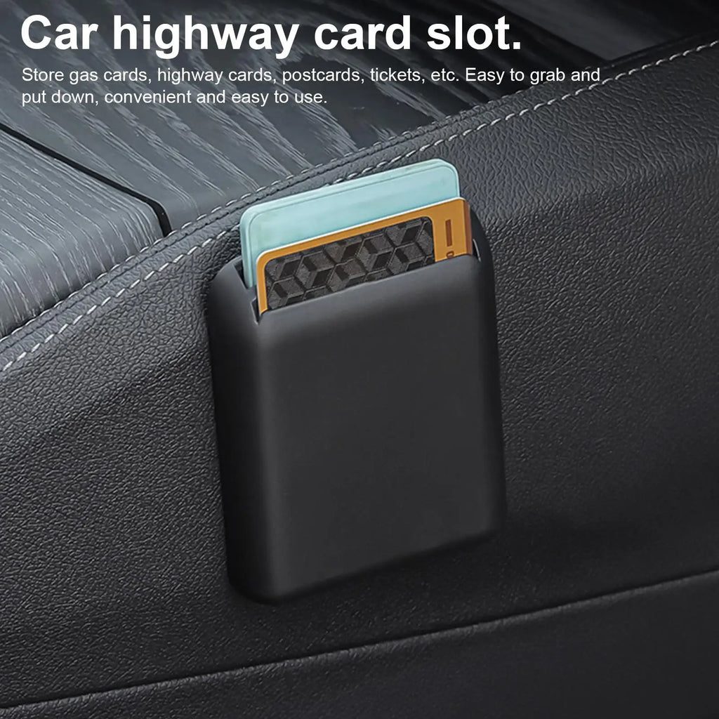Car Card Organizer – Adhesive Registration Card Holder