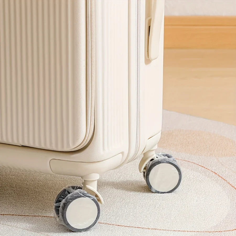 50 Luggage Wheel Covers Dustproof Suitcase Protectors Disposable