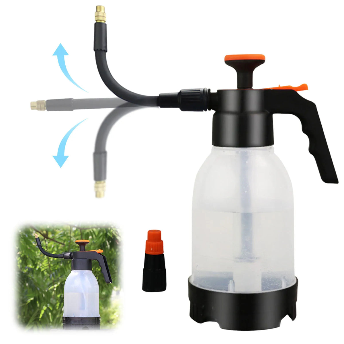 Garden Flower Spraying Hand-held Car Wash Can Plants Watering Home