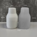Stripes Vase Silicone Mold DIY Gypsum 3D Ornaments Molds Epoxy