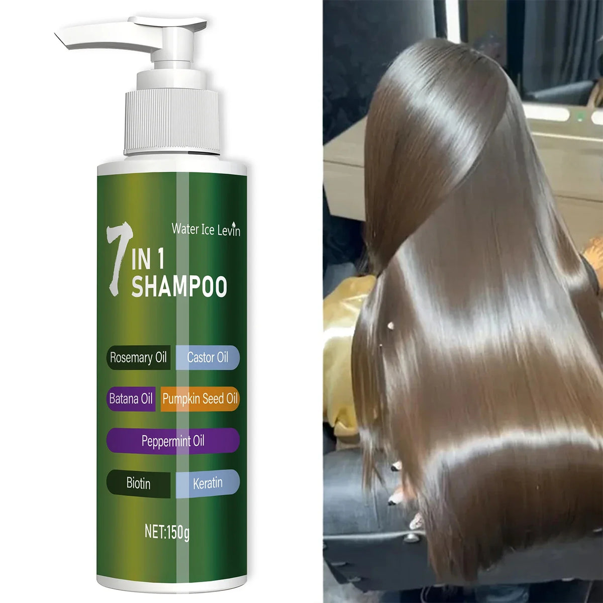 7-in-1 Rosemary, Batana & Castor Oil Shampoo – All Hair Types