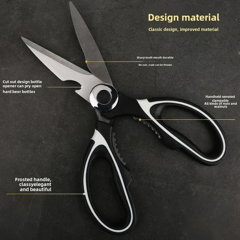 Professional Stainless Steel Kitchen Scissors & Food Shears