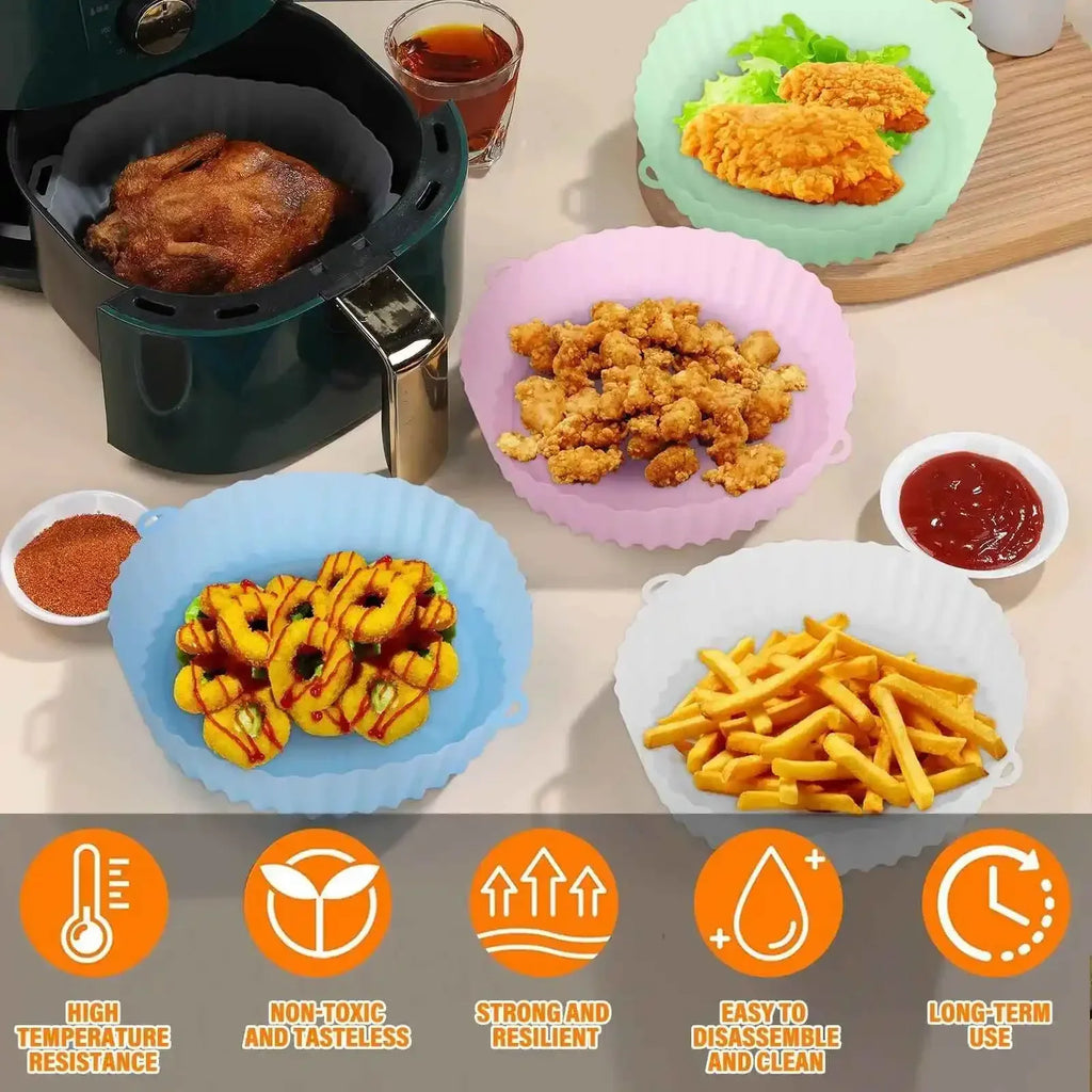Reusable Silicone Baking Mat – Non-Stick Oven & Air Fryer Sheet