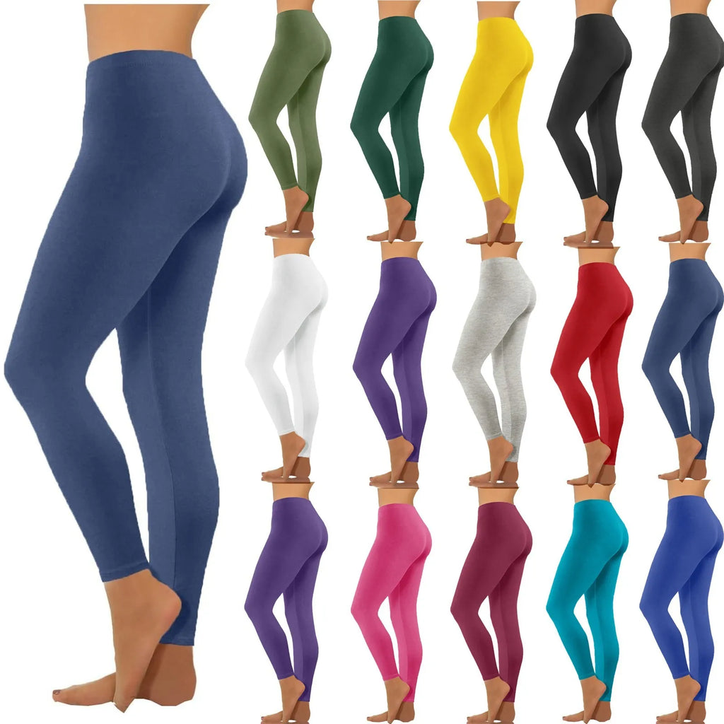 Women's High Waist Seamless Push-Up Yoga Leggings Sport Pants