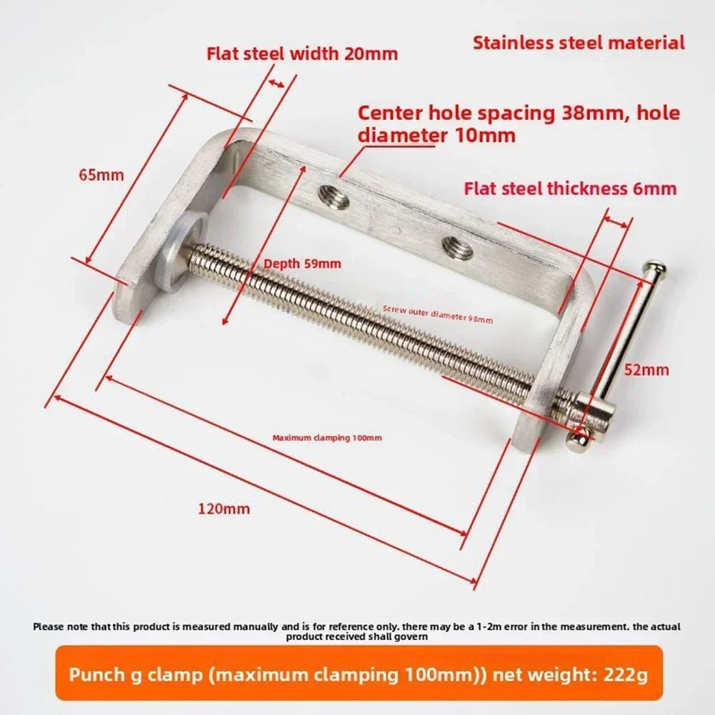 Heavy-Duty G-Clamp Deep Reach C Clamp – Wood & Metalworking
