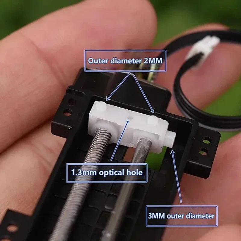 Mini 6mm Planetary Gear Stepper Motor 30mm Linear Slider