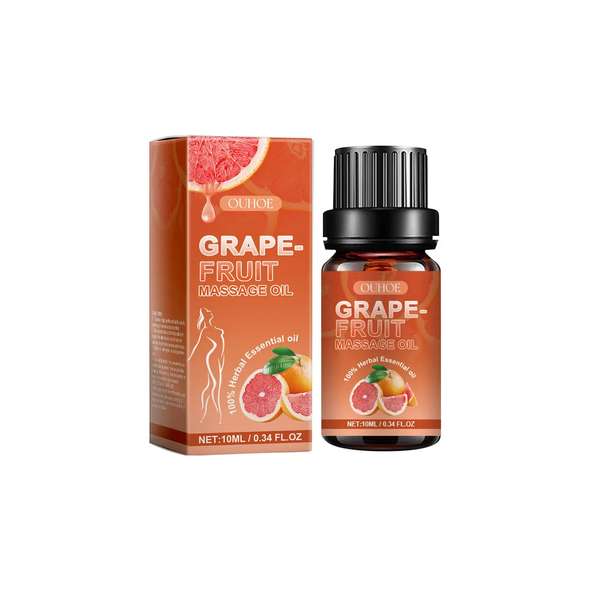 Grapefruit Body Massage Oil – Firming & Moisturizing Skin Oil