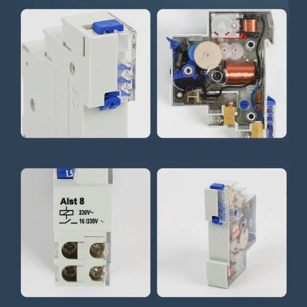 230V DIN-Rail Timer Relay – Auto Lighting Control 16A Energy Saver