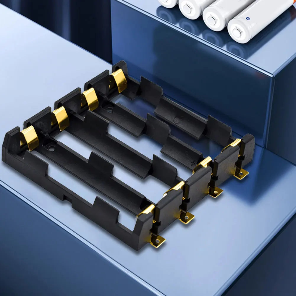 18650 SMT Battery Holder Box with Bronze Pins – 1–4 Slot