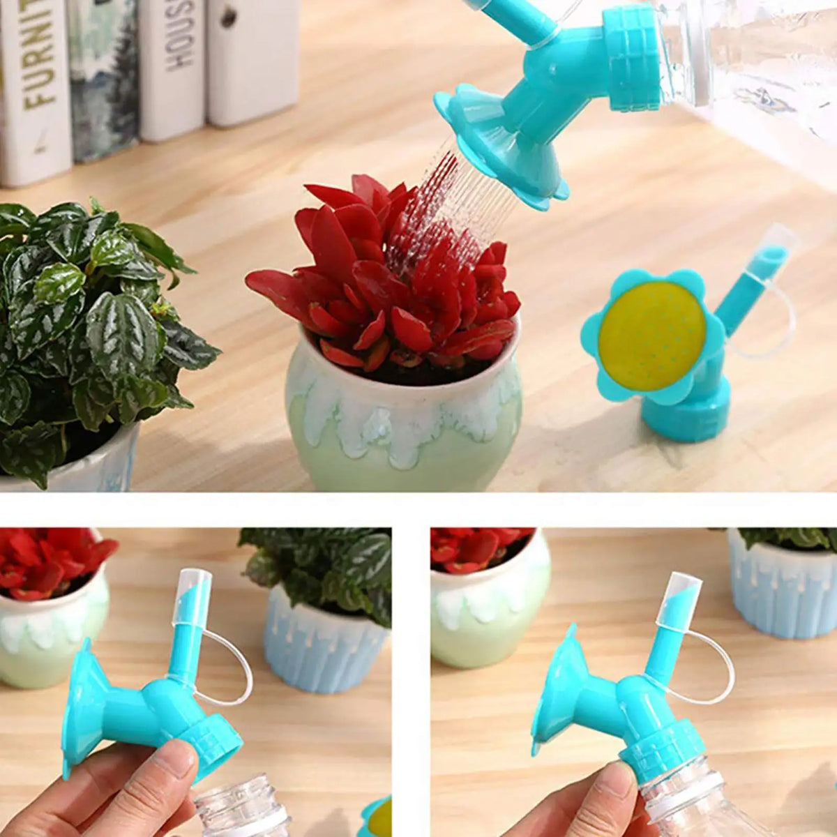 Sunflower Bottle Lid Sprinkler – 2-in-1 Garden Watering Nozzle