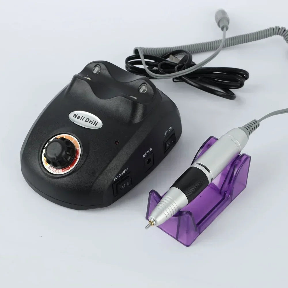 20W 35000RPM Electric Nail Drill Machine Kit | Milling Cutters