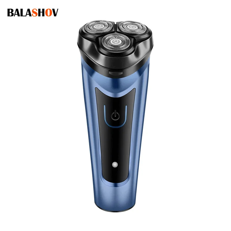 BALASHOV Men's USB Rechargeable Rotary Electric Shaver