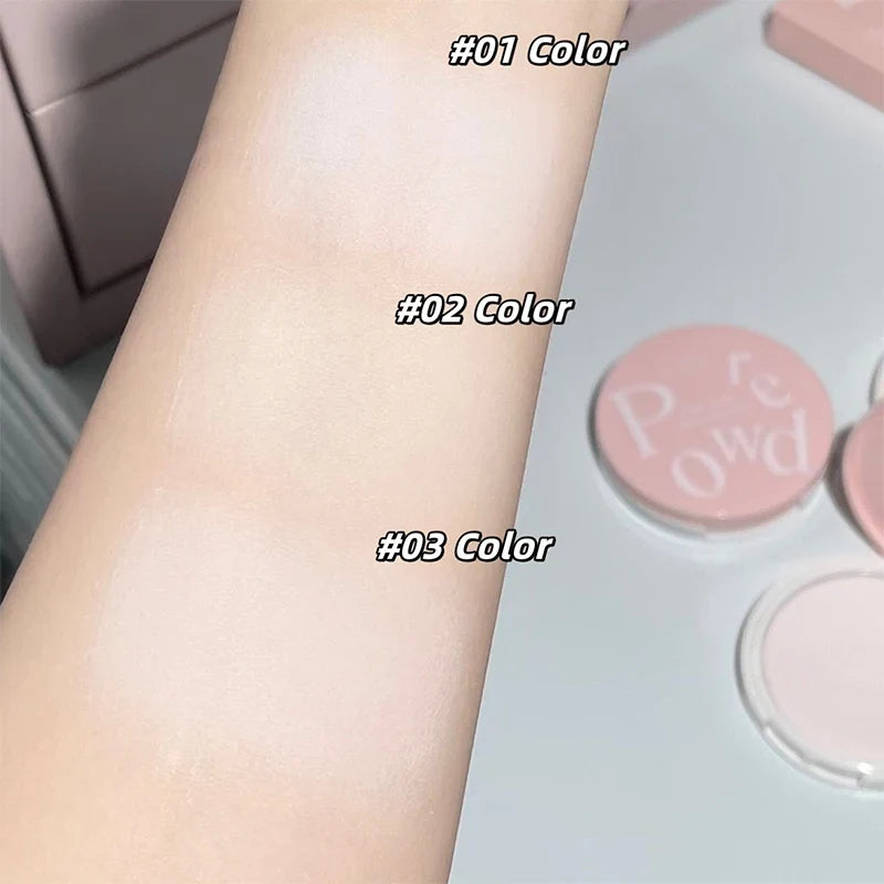 CACE 3-Color Pressed Setting Powder – Matte, Oil Control, Waterproof