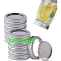 12-Pack Mason Jar Lids & Rings – Regular Mouth 70mm Canning