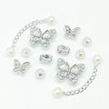 Fashionable Shoe Accessory Made Metal Chain Clasp Removable Suitable