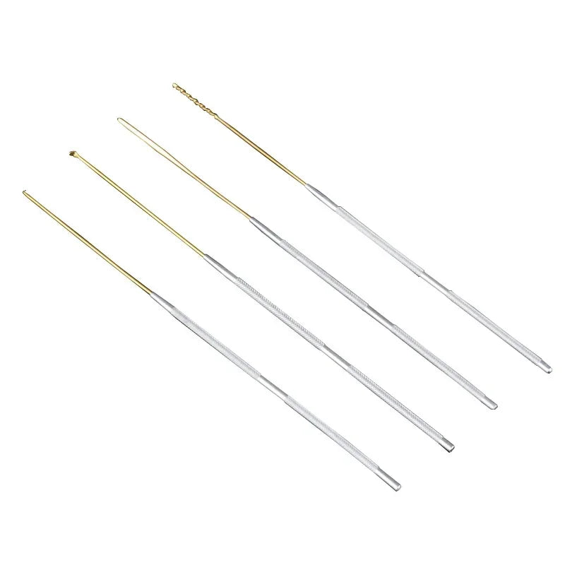 4pc Stainless Steel Ear Wax Removal Kit – Ear Pick Curette Set