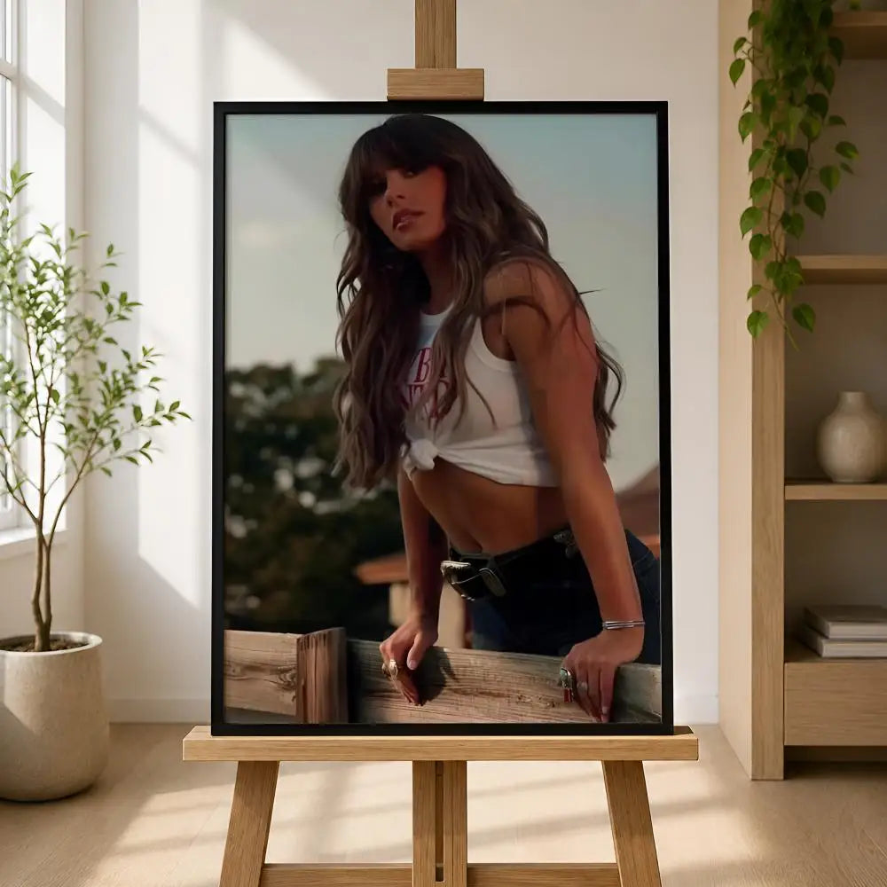 Ella Langley Peel-and-Stick PVC Wall Poster – HD Music Art