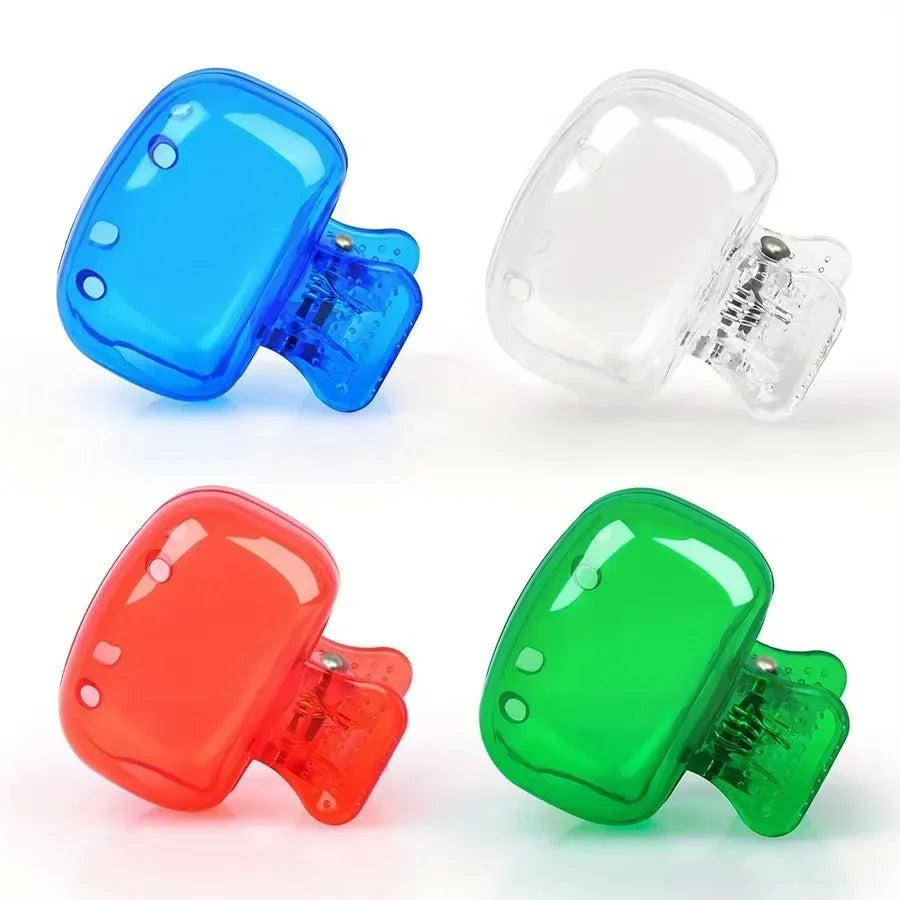 Portable Toothbrush Travel Caps & Storage Box – 5 Pack