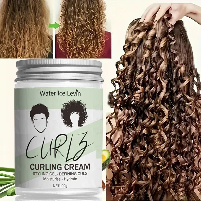 Curly Hair Styling Cream – Moisturizing, Hydrating & Shine