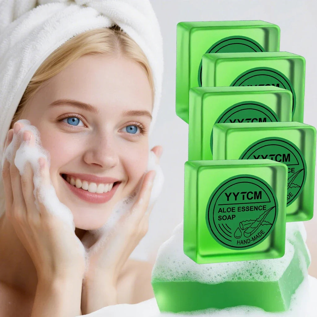 Handmade Aloe Vera Soap – Moisturizing Face & Body Bar 65g