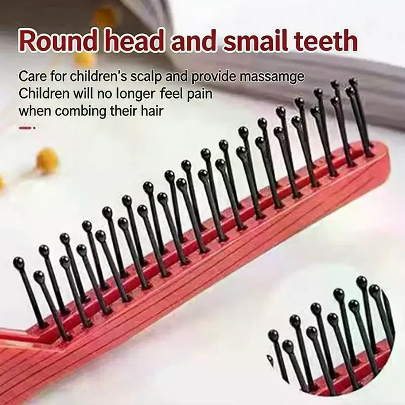 Foldable Travel Hair Comb – Dual-Sided Portable Styling