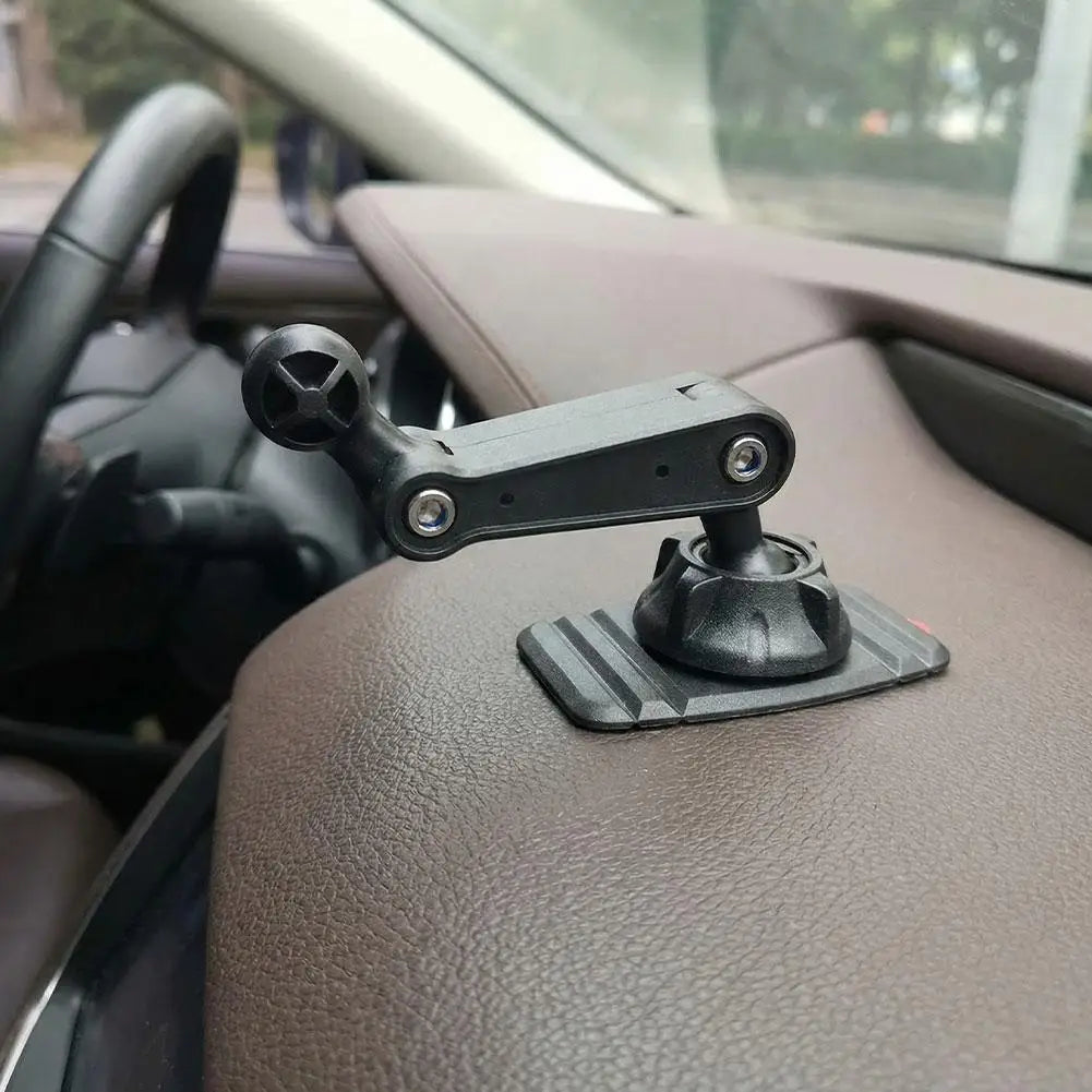 Adhesive Dashboard Mount Base – 17mm Ball Head 360° Rotation