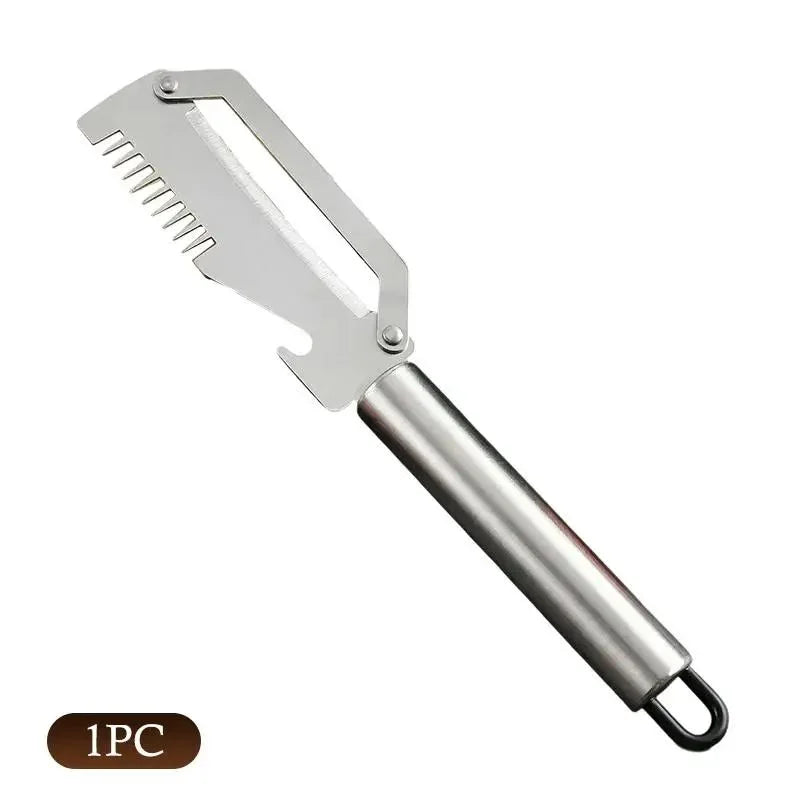 3-in-1 Stainless Steel Vegetable Peeler with Bottle Opener