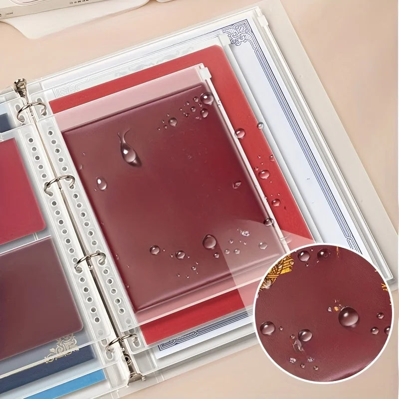 A4/A5/B5 PP Binder Document Organizer | ID & Certificate Storage
