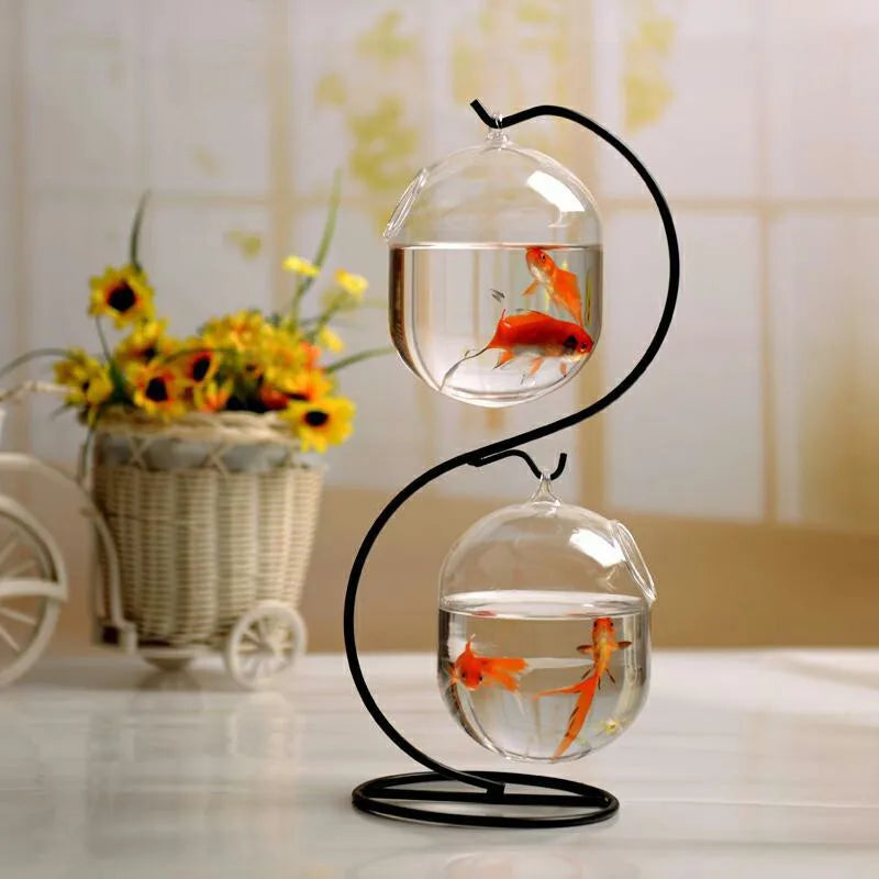 Hanging Glass Vase Creative Transparent Ornaments Bottle Hydroponic