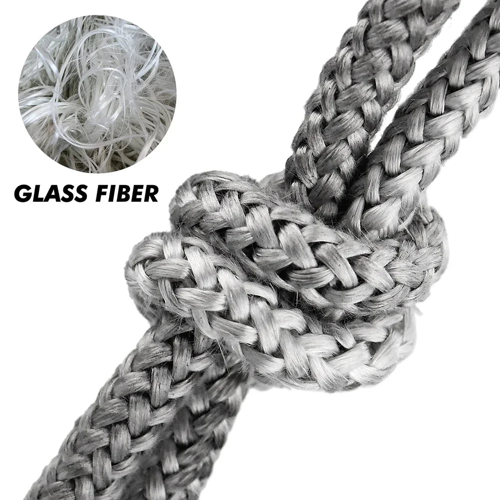 Black Gasket Cord X 2m Chimneys&fireplaces Sealed Soft Wood