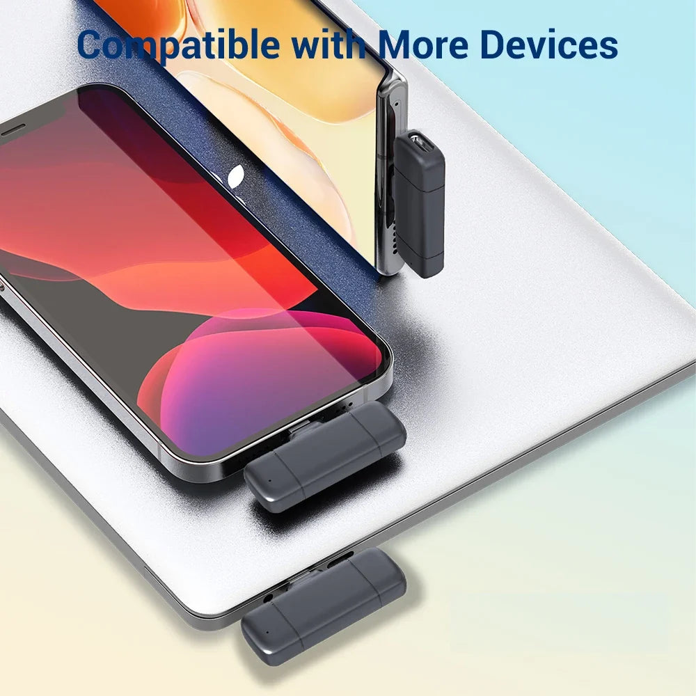 Wireless Dual Lavalier Mic – iPhone Android PC | AyeBeau