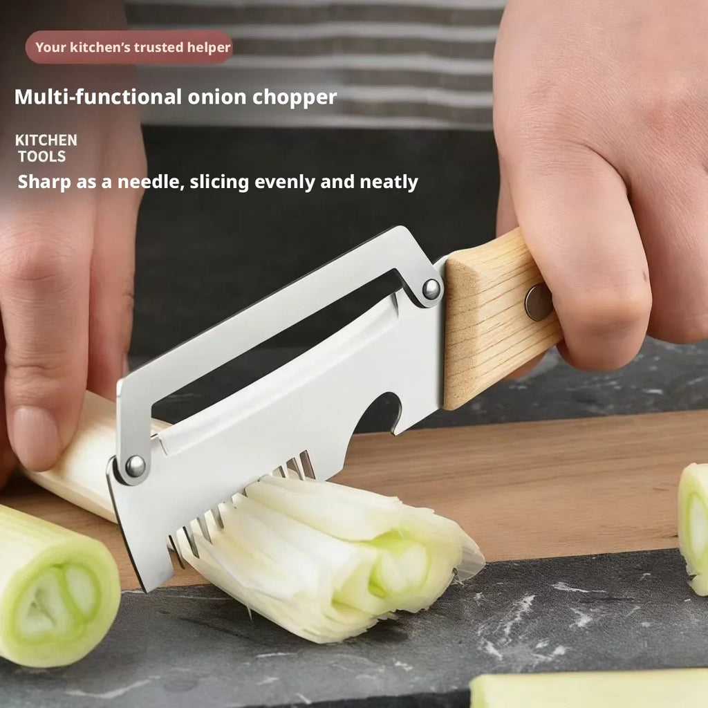 Stainless Steel Peeler with Wooden Handle | Fruit & Veg Tool