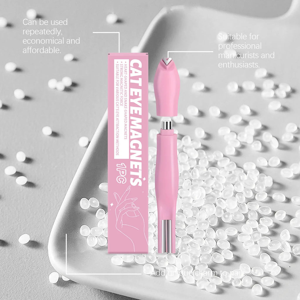 Cat Eye Nail Art Magnet Stick – DIY Magnetic Nail Tool