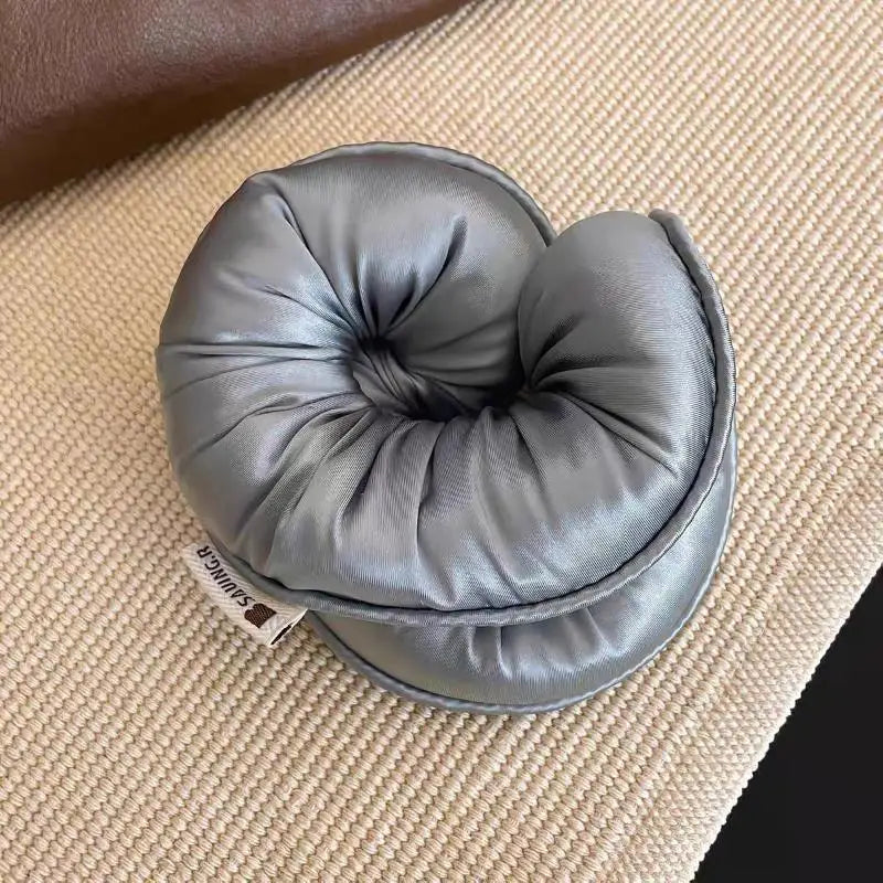 Satin Sponge Hair Scrunchies – Soft Elastic Ponytail Holders