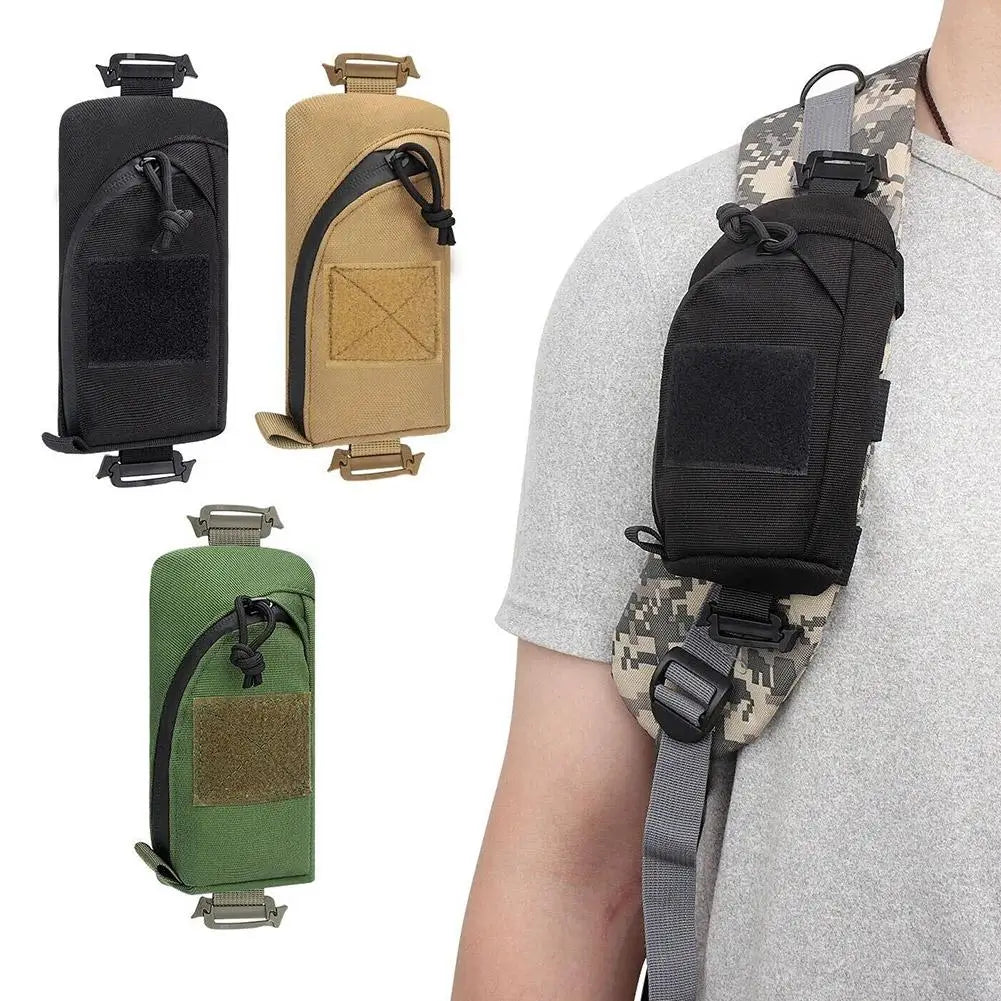 Backpack Strap EDC Phone Pouch – Hiking, Camping & Running Bag