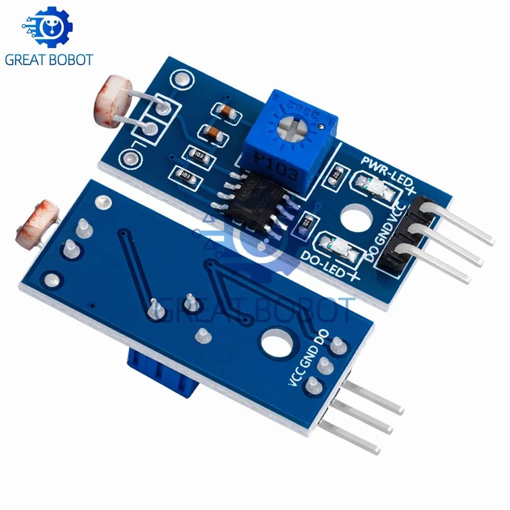 Photosensitive Light Intensity Sensor Module for Arduino