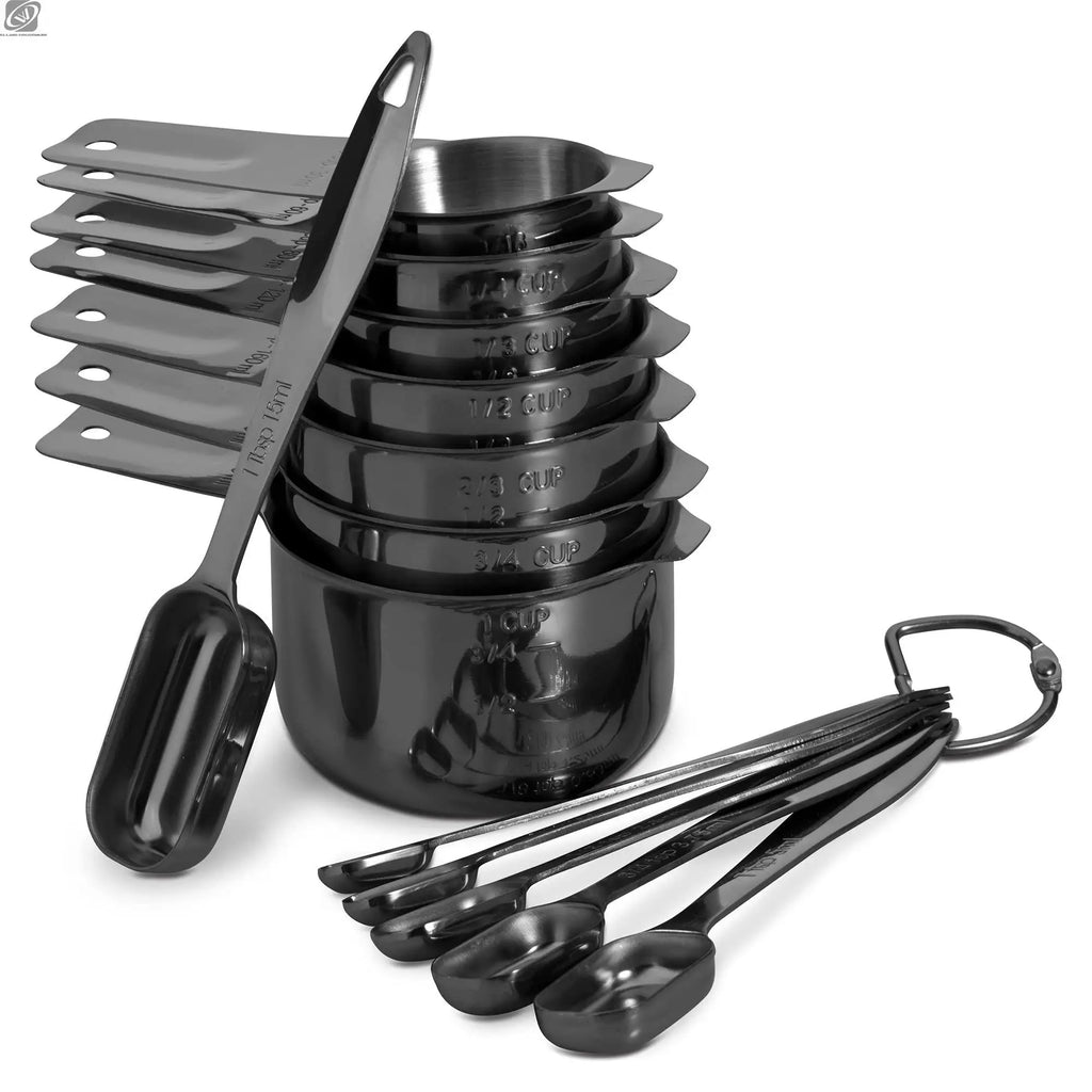 13-Pc Stainless Steel Measuring Spoons & Cups Set | Baking