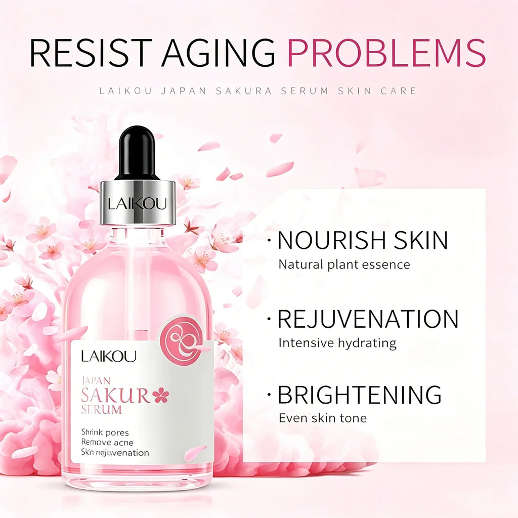 LAIKOU Sakura Face Serum – Moisturizing & Brightening 100ml