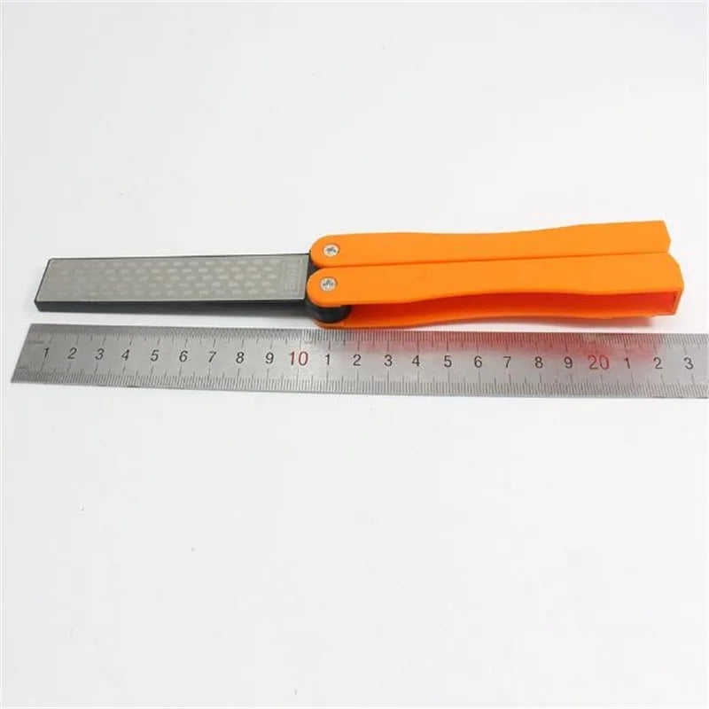Portable Folding Double-Sided Diamond Knife Sharpening Stone