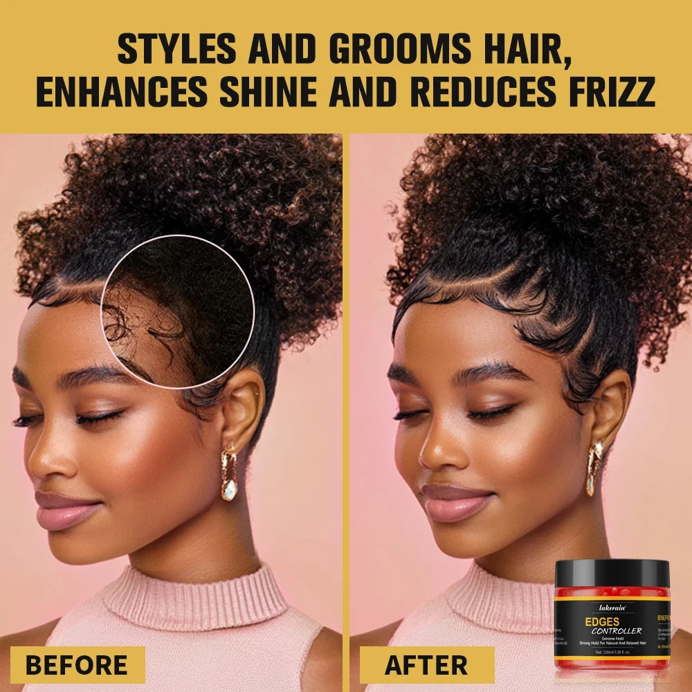 Edge Control Gel – Strong Hold, No Flaking, All Hair Types