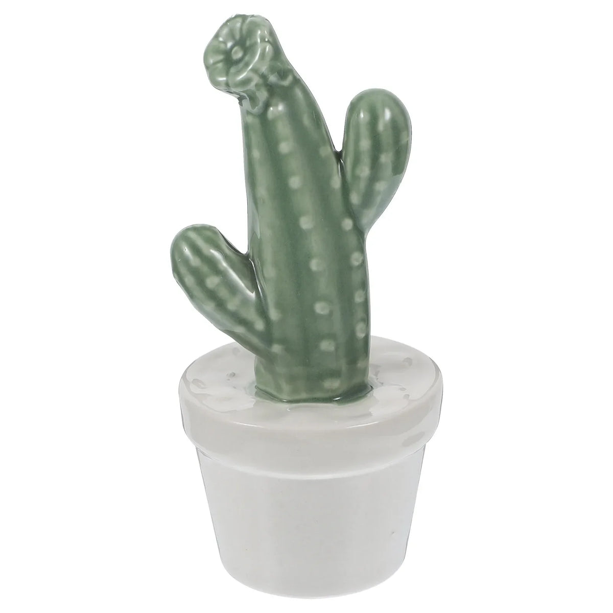 Artisan Ceramic Cactus Bowl Planter Bonsai Decor Indoor Green Plant