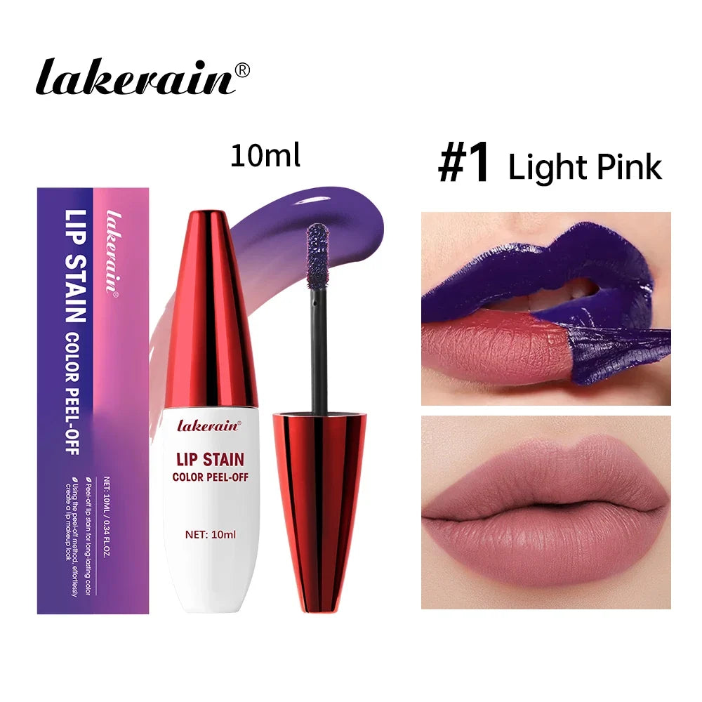 Peel-Off Lip Stain Gloss – Waterproof, Long-Lasting & Glossy