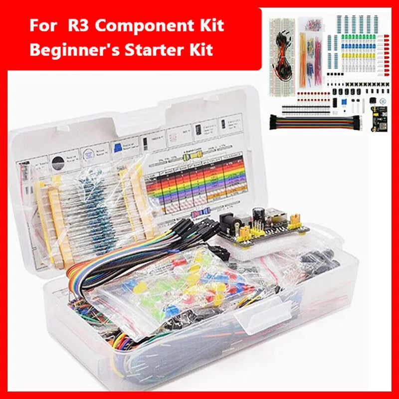 830-Hole MB-102 Breadboard Kit – Arduino Starter Components