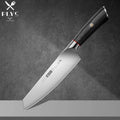 Stainless Steel Chef Knife – Sharp Cleaver & Solid Wood Handle
