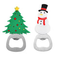 Christmas Bottle Openers – Santa, Snowman & Xmas Tree Designs