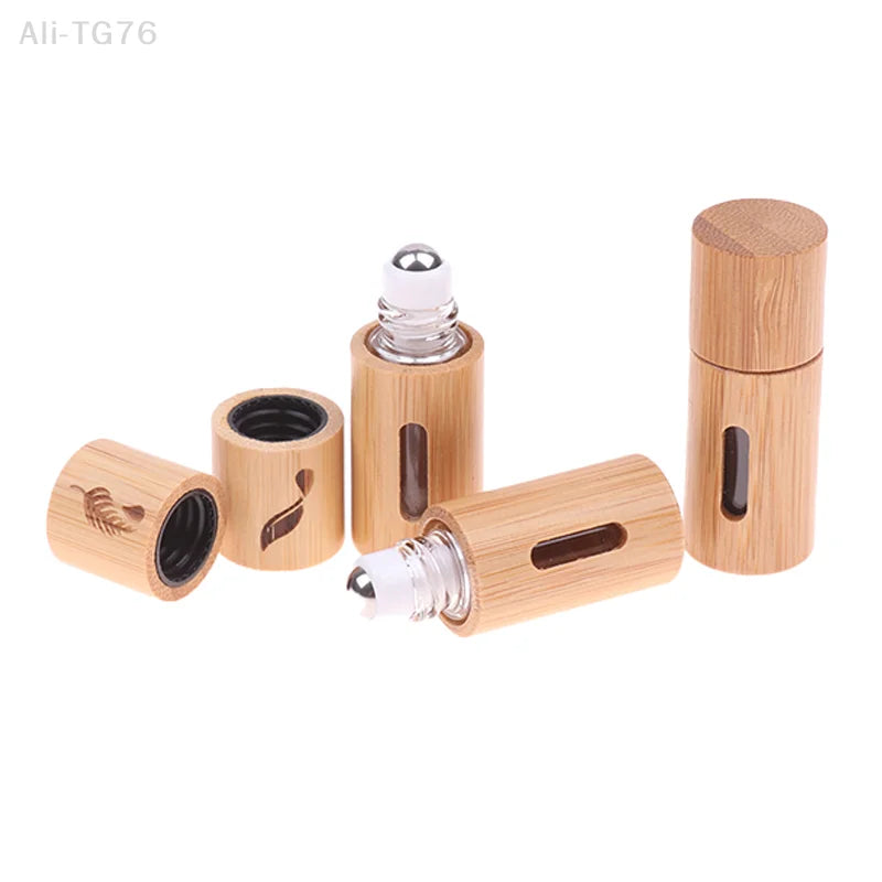 3ml Bamboo Roll-On Bottle | Essential Oil Aromatherapy Roller