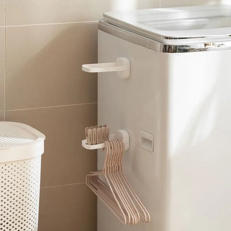 Hanger Storage Rack Adjustable Finishing No Punching Wall-mounted