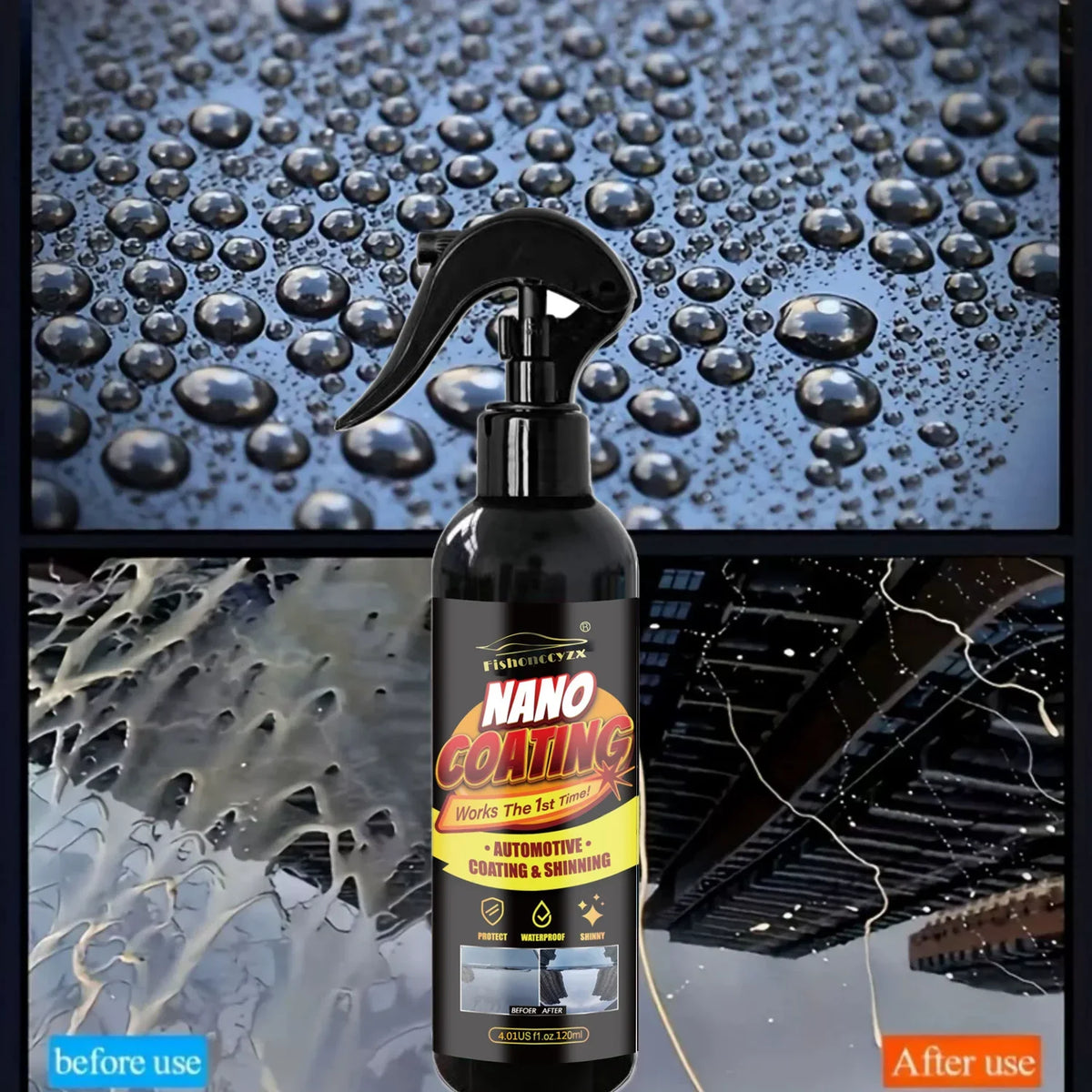 Car Coating Spray Quick Effect Agent Coat Wax Scratch Oil Film