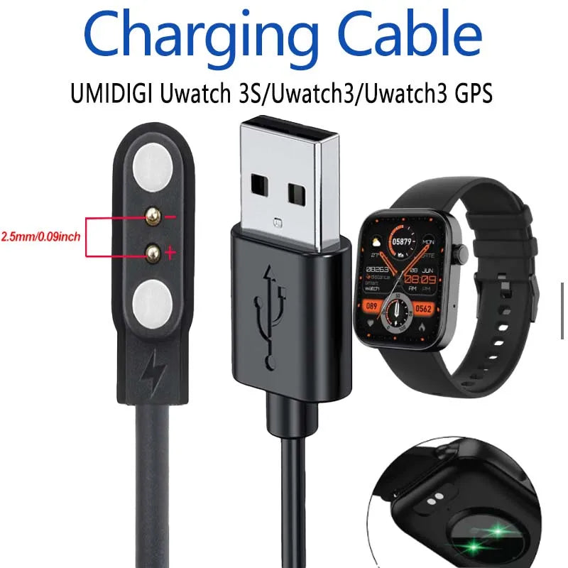 UMIDIGI Smart Watch Magnetic USB Charger – Uwatch 3S, UFit, Urun